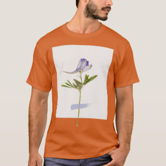 Neutralt Earthy Färg Abstrakt Löv Illustration Ar T Shirt