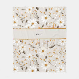 Neutralt Fall Foliage Fleecefilt