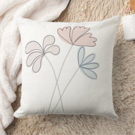 Neutralt Flowers Childrens Nursery Cushion Kudde