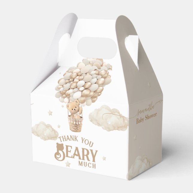 neutralt för  av babykläder för nalle Blegon Barly Presentaskar (Framsidan Sidan)