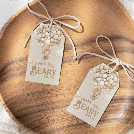 neutralt för  av babykläder för nalle Blegon Barly Presentetikett