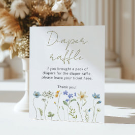 Neutralt för Blommigt av Wildblomma Poster