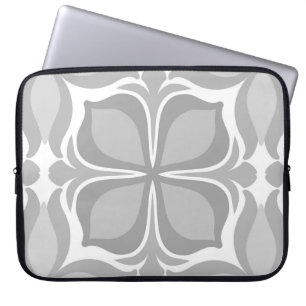 Neutralt geolmetriska plattor laptop fodral