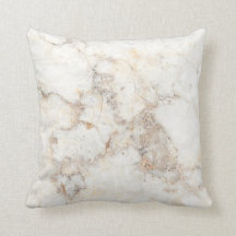 Neutralt Grått och Beige Marble Dekorativ kudde
