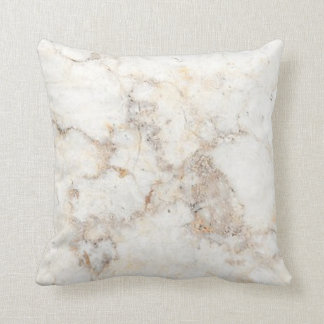 Neutralt Grått och Beige Marble Dekorativ kudde