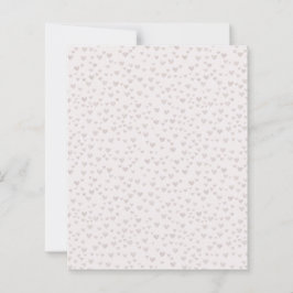 Neutralt hjärtmönster papper ark