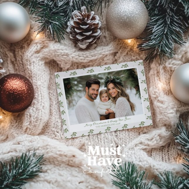 Neutralt Holly Berries julkort (Skapare uppladdad)