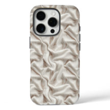 Neutralt Ivory Fabric-Watch iPhone Tuff Fodral