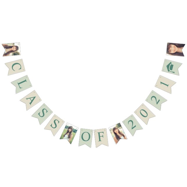 Neutralt-klass för 2021 Studenten-fotomall Vimplar (Alla)