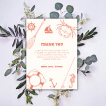 Neutralt Minimal Nautical FishBoy Shower