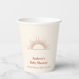 Neutralt Minimalist Boho Sunshine Baby Shower