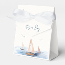 Neutralt Minimalist Nautical Sailboat-babyskor