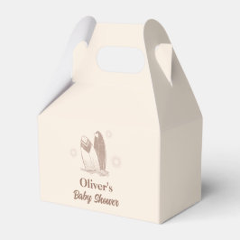 Neutralt Minimalistisk babystövel för Boho Surfboa Presentaskar