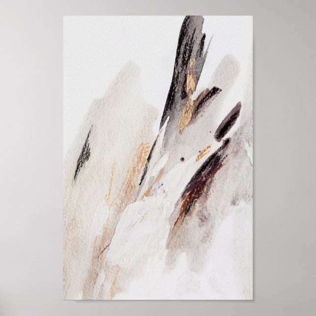 Neutralt Modern Insida New Wall Art-målning Poster (Framsidan)