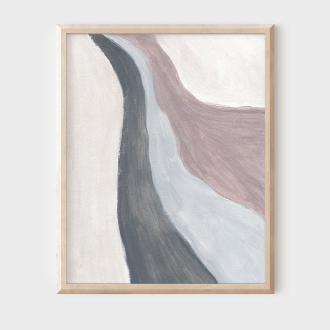 Neutralt modern minimal abstrakt Art Poster (Skapare uppladdad)