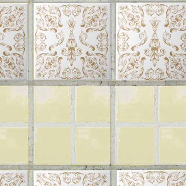 Neutralt Ornamental dekorativ panel Kakelplatta (Skapare uppladdad)