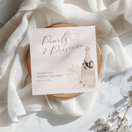 Neutralt Pearls och Prosecco Möhippa Pappersservett