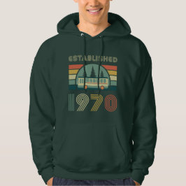 Neutralt Retro Hoodie