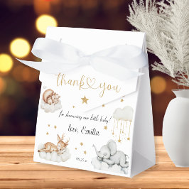 Neutralt Slaktande babystövel för djurmoln Presentaskar