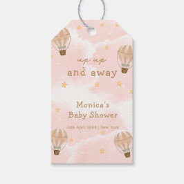 Neutralt Sweet Cloud Luftballong Baby Shower Presentetikett