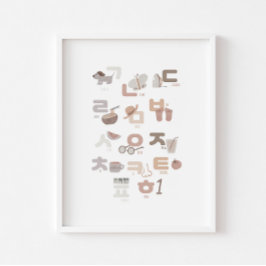 Neutralt Sydkoreas poster för inlärning