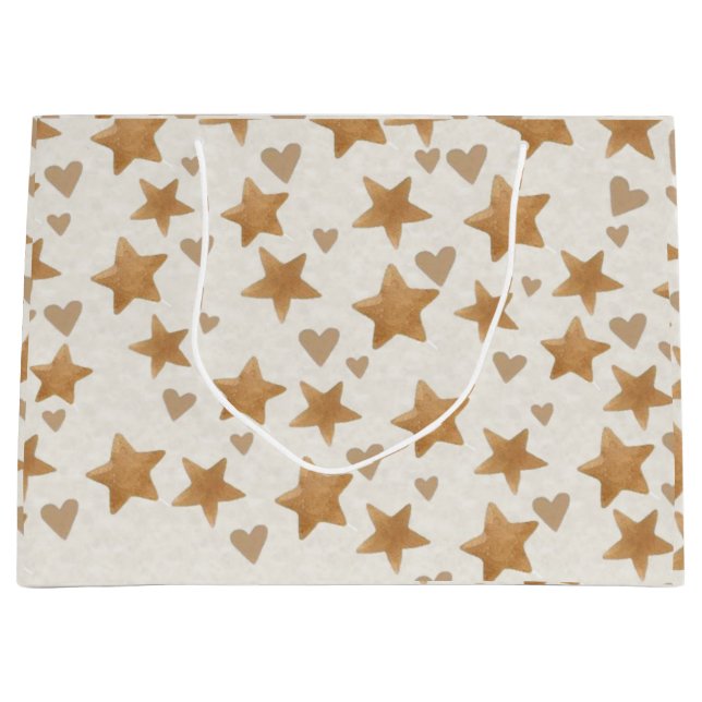 Neutralt Teddy Gender Reveal - Gift Bag (Framsidan)