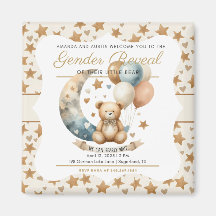 Neutralt Teddy Gender Reveal
