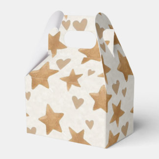 Neutralt Teddy Gender Reveal Presentaskar