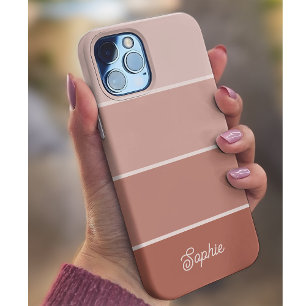 Neutralt Terracotta   Ombre Rand med skript