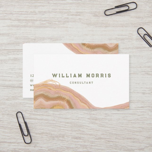 Neutralt Tone-minimalistisk QR-kodProfessionell Visitkort (Fram/Back In Situ)