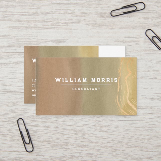 Neutralt Tone-minimalistisk QR-kodProfessionell Visitkort (Fram/Back In Situ)