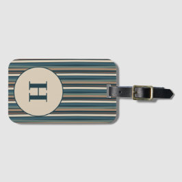Neutralt Tones Stripe Bagagebricka