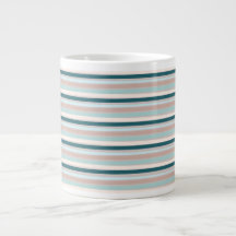 Neutralt Tones Stripe Mugg