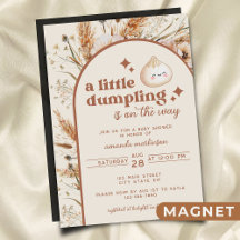 Neutralt Vattenfärg Liten dupling Bao Baby Shower