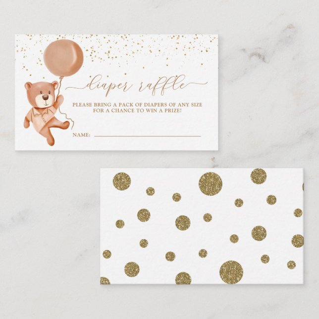 Neutralt vi kan vänta tills Raffle Biljett Tilläggskort (Fram/baksida)