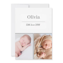 Neutralt White 2 Photo Baby