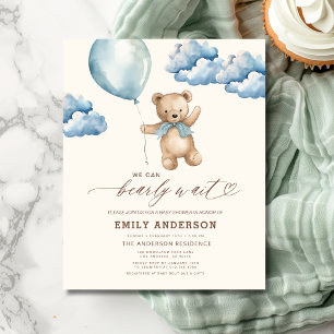 Neutralten Blue Boy Baby Shower för budgetfack