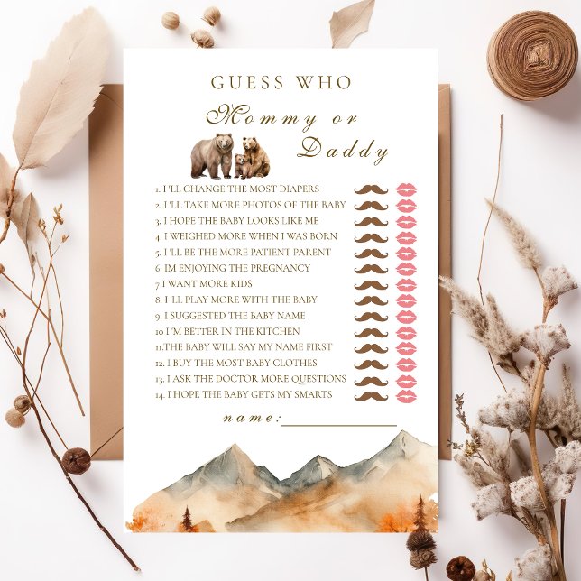 Neutralten gissar vem Mamma eller pappa (Skapare uppladdad)