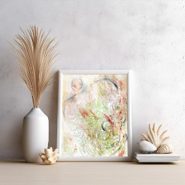 Neutraltens moderna abstrakt Poster