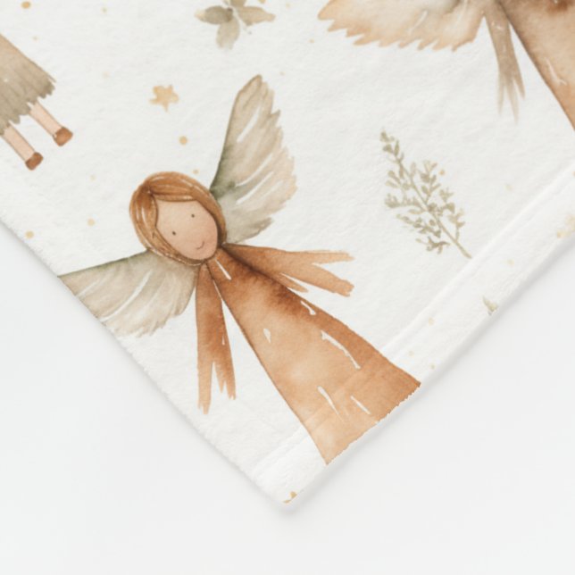 Neutralterna Jul Fairytale Mysiga Blanket Guld Fleecefilt (Hörn)