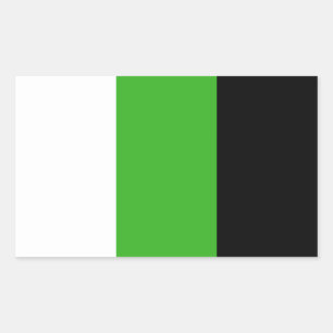 Neutrois flagga rektangulärt klistermärke