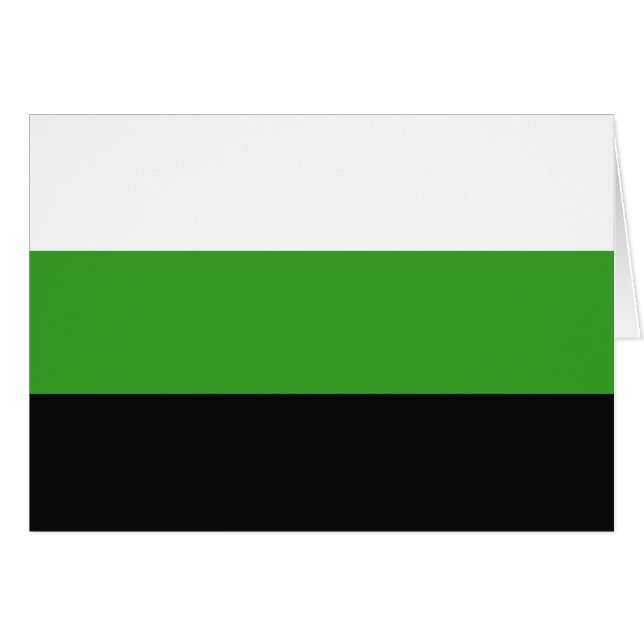 Neutrois Pride Flagga Hälsningskort (Framsidan Horizontal)