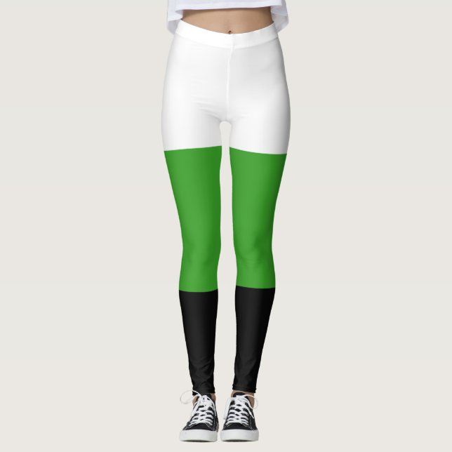 Neutrois Pride Flagga Leggings (Framsida)