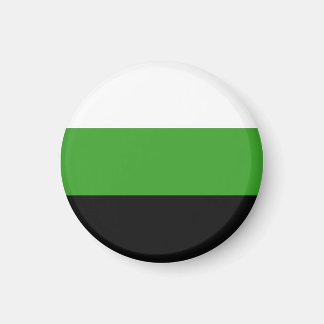 Neutrois Pride Flagga Magnet (Framsidan)