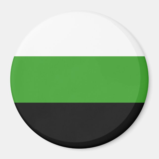 Neutrois Pride Flagga Magnet (Framsidan)