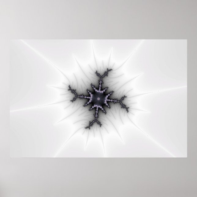 Neutron Star - Fractal Art Poster (Framsidan)