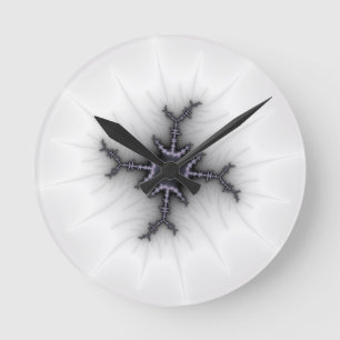 Neutron Star - Fractal Art Rund Klocka