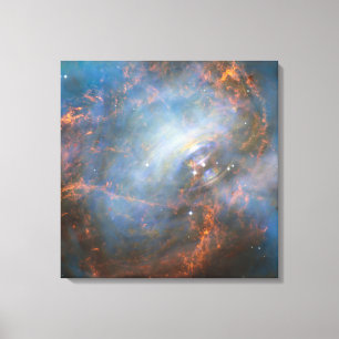 Neutron-stjärna i Crab Nebula. Canvastryck