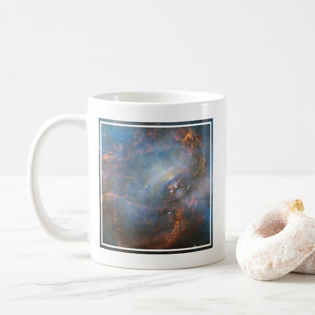 Neutron-stjärna i Crab Nebula. Kaffemugg (Med munk)