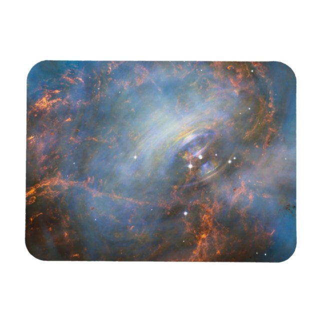 Neutron-stjärna i Crab Nebula. Magnet (Horisontell)